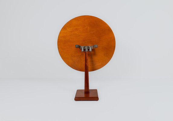 Art Deco Table Mirror in Walnut and Glass, 1940s-UYK-1793992