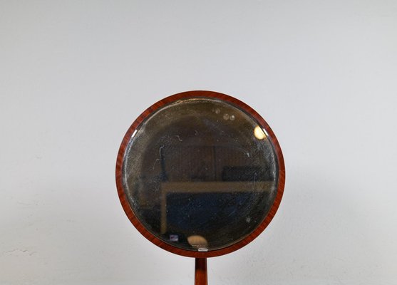 Art Deco Table Mirror in Walnut and Glass, 1940s-UYK-1793992