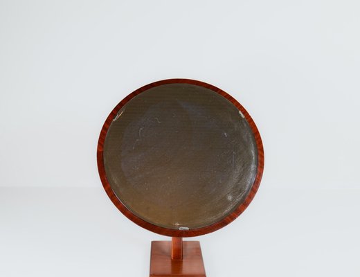 Art Deco Table Mirror in Walnut and Glass, 1940s-UYK-1793992