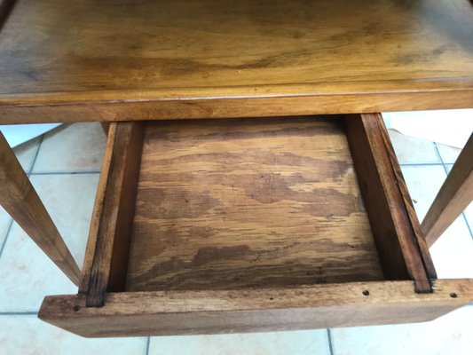 Art Deco Table with a Drawer, 1970s-WQQ-1326331