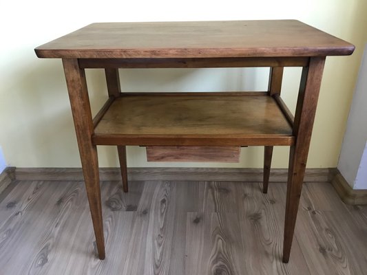 Art Deco Table with a Drawer, 1970s-WQQ-1326331