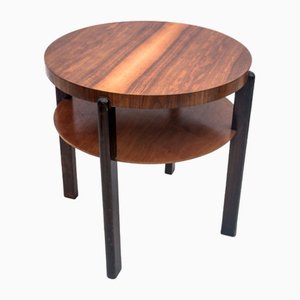 Art Deco Table with a Round Top, Poland, 1940s-BXB-1758311