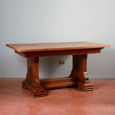 Art Deco Table with Wood Extensions-RAQ-2034145