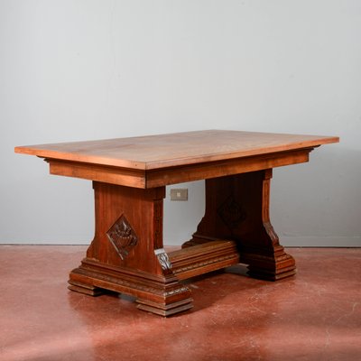 Art Deco Table with Wood Extensions-RAQ-2034145