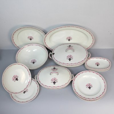 Art Deco Tableware by Charles Ahrenfeldt for Maitrise, Set of 52-NE-1318919