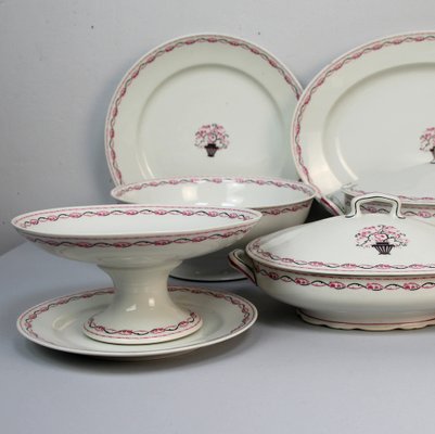 Art Deco Tableware by Charles Ahrenfeldt for Maitrise, Set of 52-NE-1318919