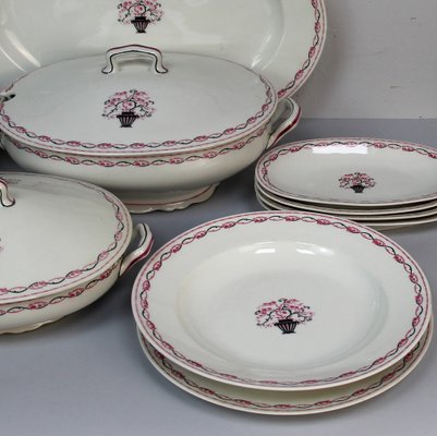 Art Deco Tableware by Charles Ahrenfeldt for Maitrise, Set of 52-NE-1318919