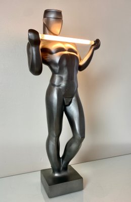 Art Deco Taus Table Lamp by Eric Bug for Febrer, 1985-WZZ-1144140