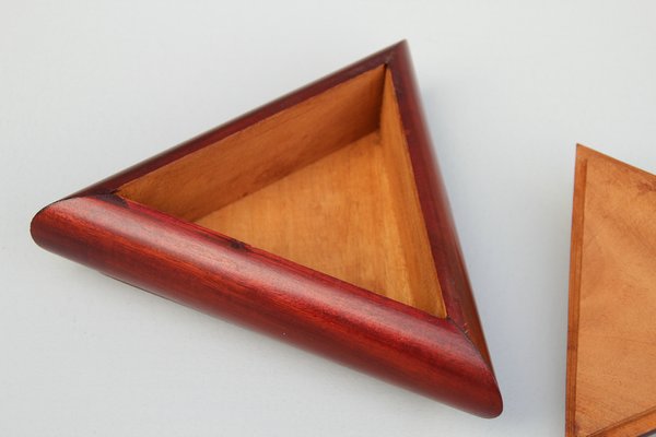 Art Deco Teak Bowl, 1920s-DUM-1404892