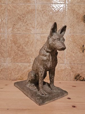 Art Deco Terracotta Dog by A. Thorand, 1935-AWH-1748075