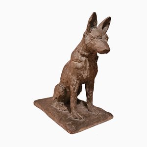 Art Deco Terracotta Dog by A. Thorand, 1935-AWH-1748075