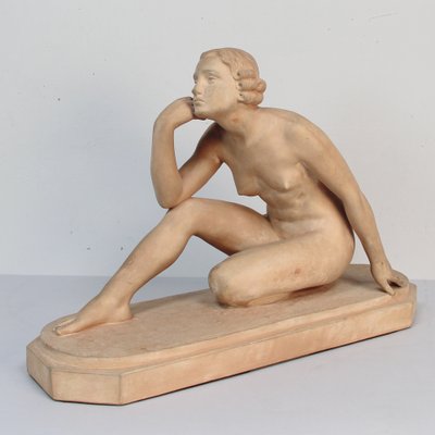 Art Deco Terracotta Sculpture by Lucien Alliots-NE-1320151