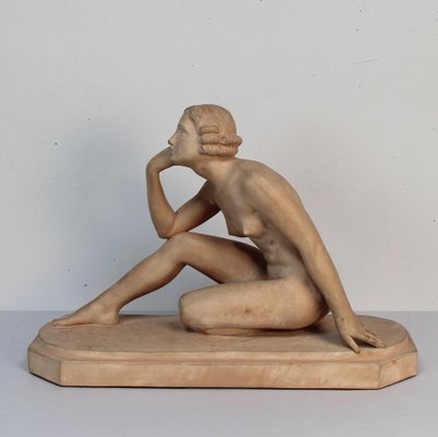 Art Deco Terracotta Sculpture by Lucien Alliots-NE-1320151