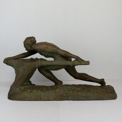 Art Deco Terracotta Sculpture by Ugo Cipriani, 1930s-NE-554836