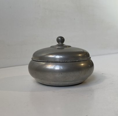 Art Deco Trinket Jar in Pewter by Just Andersen, 1930s-LCR-1805421