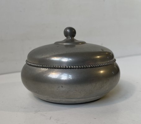 Art Deco Trinket Jar in Pewter by Just Andersen, 1930s-LCR-1805421