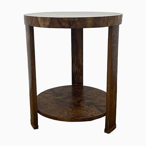 Art Deco Tripod Side Table with Walnut Veneer, Paris Area, 1920s-VMP-1061493