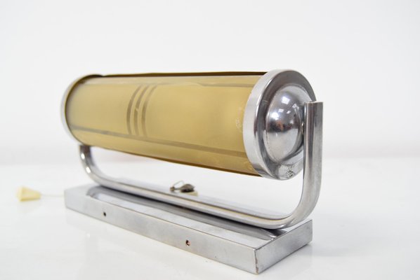 Art Deco Tubular Wall Lamp, 1930s-TZ-1073257