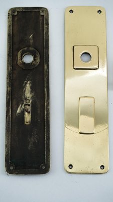 Art Deco Viennese Door Handle, 1920s-SPD-796345