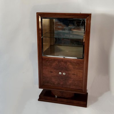 Art Deco Vitrine in Walnut-NWA-1729052