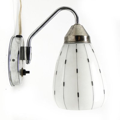 Art Deco Wall Lamp from Zukov, Czechoslovakia, 1950s-BKO-1417326