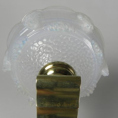 Art Deco Wall Lamp in Opalescent Glass, 1930s-TL-1785090