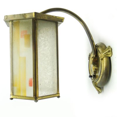 Art Deco Wall Lamp, Poland, 1930s-BKO-1417446