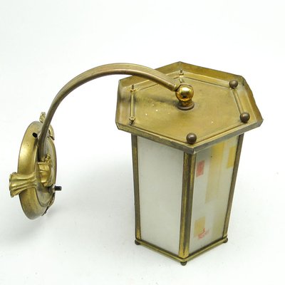 Art Deco Wall Lamp, Poland, 1930s-BKO-1417446