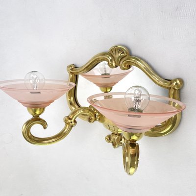 Art Deco Wall Lamp with Mirror from Atelier Petitot-JUZ-1348091