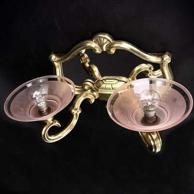 Art Deco Wall Lamp with Mirror from Atelier Petitot-JUZ-1348091