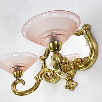 Art Deco Wall Lamp with Mirror from Atelier Petitot-JUZ-1348091