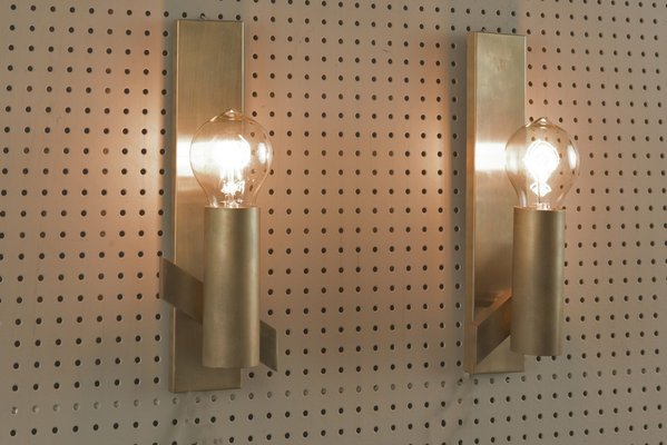 Art Deco Wall Lamps in Factory Design, Germany, 1960, Set of 2-LOB-1293110