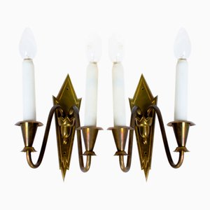 Art Deco Wall Lamps, Set of 2-VA-1282769