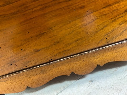 Art Deco Walnut Cantilever Sewing Box, 1920s-WZZ-1767566