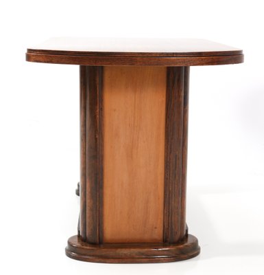 Art Deco Walnut Coffee Table from Broeders Rens Amsterdam, 1930s-MY-1150823