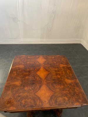 Art Deco Walnut Dining Table, 1930s-IJR-589355