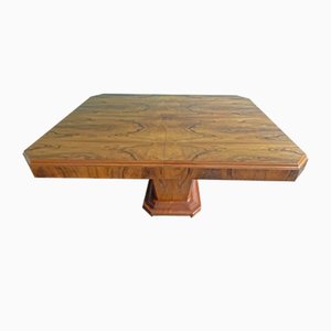 Art Deco Walnut Dining Table, 1950s-TEB-707140