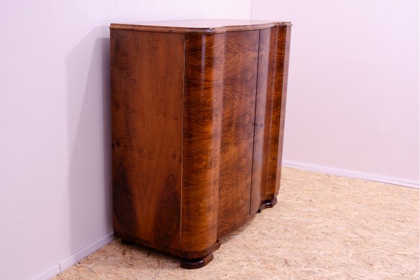 Art Deco Walnut Dresser, 1930s-HXT-1820241