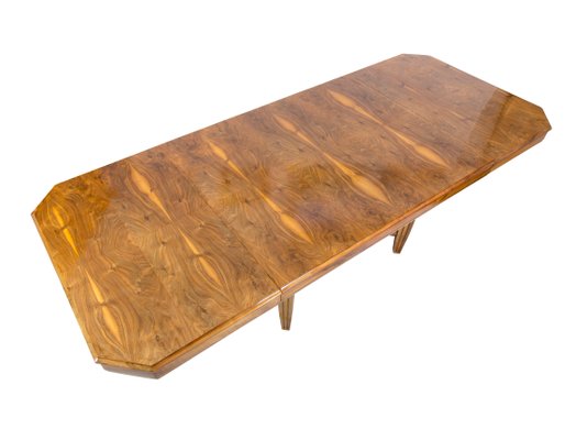 Art Deco Walnut Extendable Table, 1920s-WFJ-726579