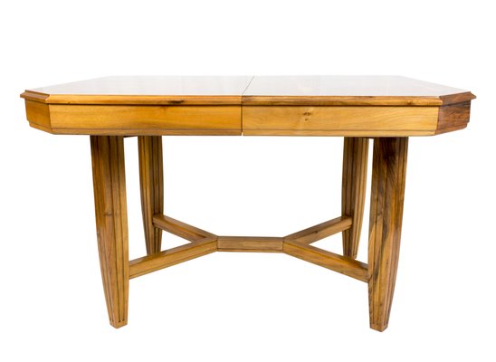 Art Deco Walnut Extendable Table, 1920s-WFJ-726579