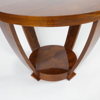 Art Deco Walnut Side Table, 1920s-AYY-833921