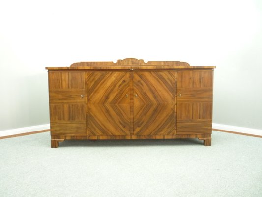 Art Deco Walnut Sideboard, 1920s-UG-1143470