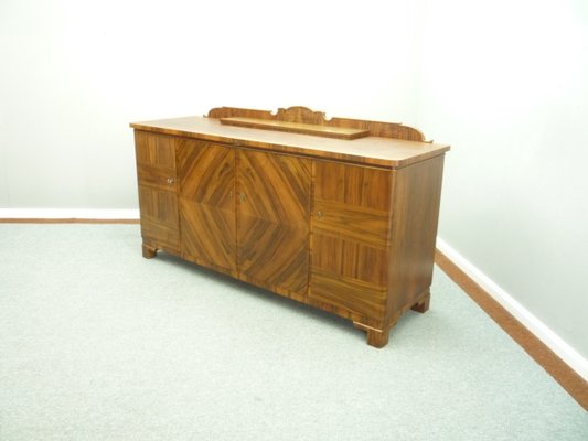 Art Deco Walnut Sideboard, 1920s-UG-1143470