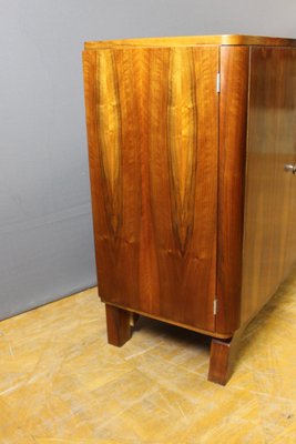 Art Deco Walnut Sideboard, 1940s-BCR-1078504