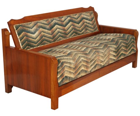 Art Deco Walnut Sofa Bed, 1920s-NJV-709653