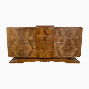 Art Deco Walnut Veneer Sideboard, France, 1925-VMP-1179936