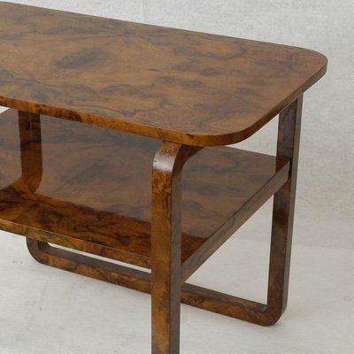 Art Deco Walnut Veneered Table, Germany, 1930s-HWV-913611