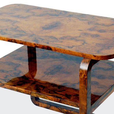 Art Deco Walnut Veneered Table, Germany, 1930s-HWV-913611