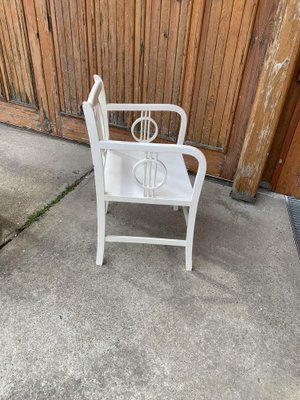 Art Deco White Painted Chair, 1930-OXJ-1264440