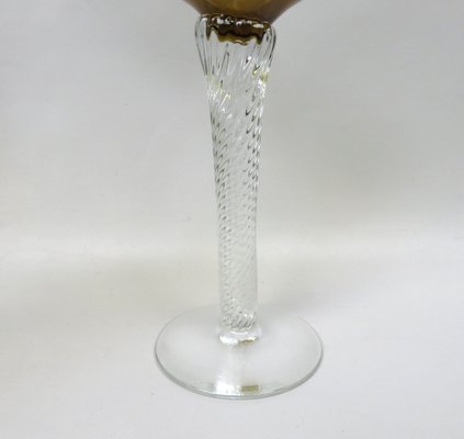 Art Deco Wine Glasses in Crystal Glass, 1920s, Set of 7-EY-1408690